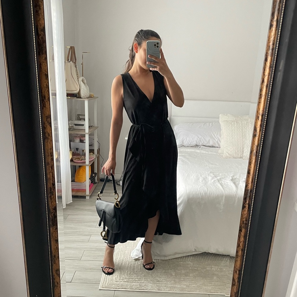 Banana Republic Black High Low Dress - Picture 5 of 8